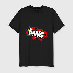 Мужская slim-футболка Bang