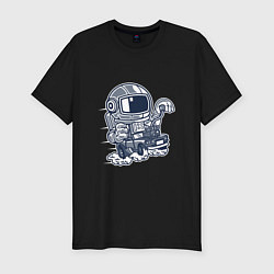 Футболка slim-fit Space Auto, цвет: черный