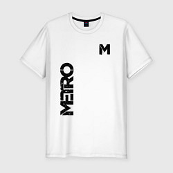 Футболка slim-fit METRO M, цвет: белый