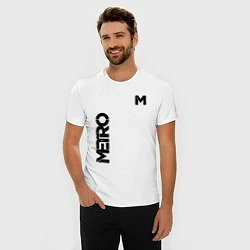 Футболка slim-fit METRO M, цвет: белый — фото 2