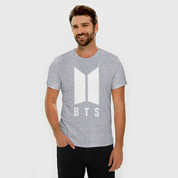 Футболка slim-fit BTS JUNG KOOK, цвет: меланж — фото 2