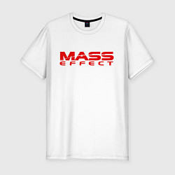 Футболка slim-fit MASS EFFECT, цвет: белый