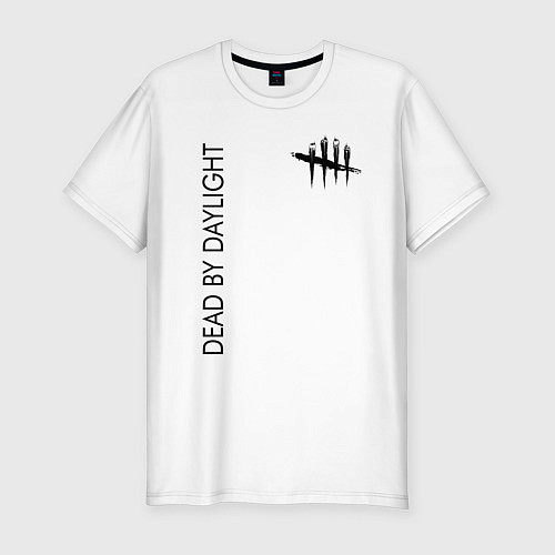 Мужская slim-футболка Dead by Daylight / Белый – фото 1