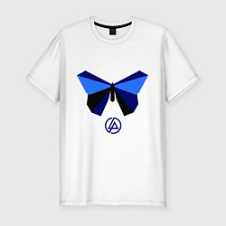 Футболка slim-fit Linkin Park: Butterfly, цвет: белый