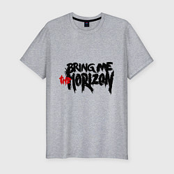 Футболка slim-fit Bring me the horizon, цвет: меланж