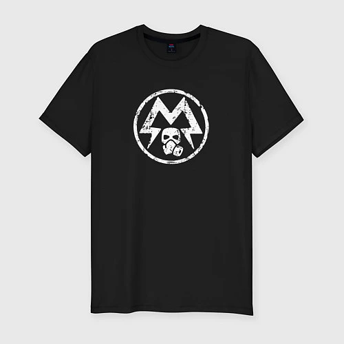 Мужская slim-футболка Metro: Sparta Warriors / Черный – фото 1
