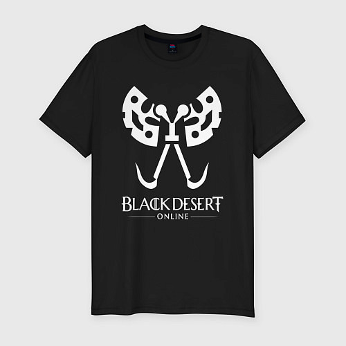 Мужская slim-футболка Black Desert Online / Черный – фото 1