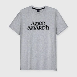 Футболка slim-fit Amon Amarth, цвет: меланж