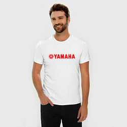 Футболка slim-fit YAMAHA, цвет: белый — фото 2