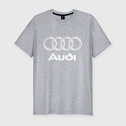 Футболка slim-fit AUDI, цвет: меланж