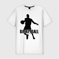 Футболка slim-fit Basketball Player, цвет: белый