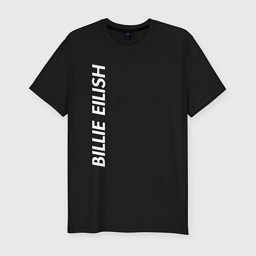 Мужская slim-футболка Billie Eilish / Черный – фото 1