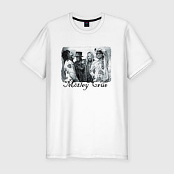 Футболка slim-fit Motley Crue in Moscow, цвет: белый