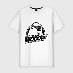 Мужская slim-футболка Wooow Monkey