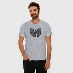 Футболка slim-fit WU TANG CLAN, цвет: меланж — фото 2