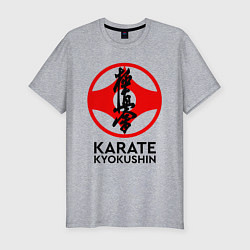 Футболка slim-fit Karate Kyokushin, цвет: меланж