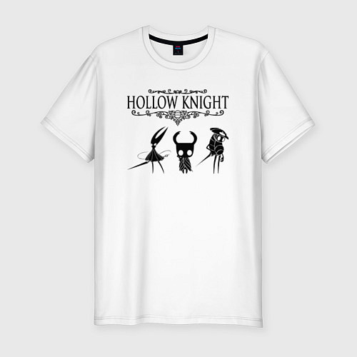 Мужская slim-футболка HOLLOW KNIGHT / Белый – фото 1