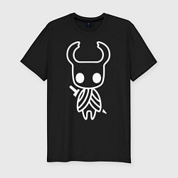 Футболка slim-fit Hollow Knight: Minimalism, цвет: черный