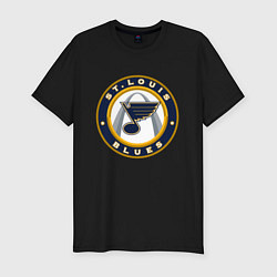Футболка slim-fit St Louis Blues, цвет: черный