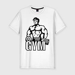 Мужская slim-футболка Gym Men's