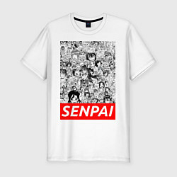 Футболка slim-fit SENPAI, цвет: белый