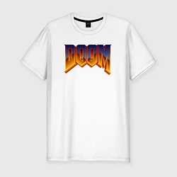 Футболка slim-fit DOOM, цвет: белый