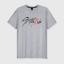 Футболка slim-fit STRAY KIDS FELIX, цвет: меланж