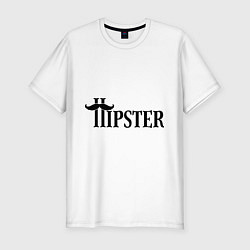 Футболка slim-fit Hipster, цвет: белый