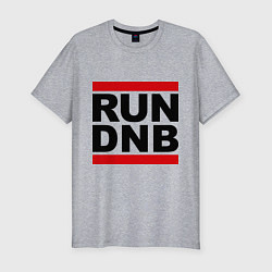 Футболка slim-fit RUN DNB, цвет: меланж