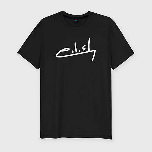 Мужская slim-футболка BILLIE EILISH: Autograph / Черный – фото 1