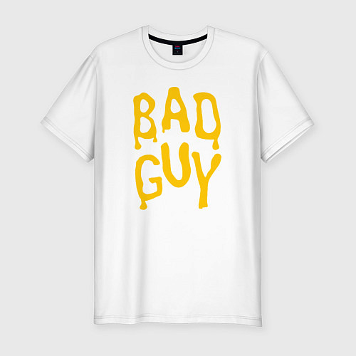 Мужская slim-футболка Bad Guy / Белый – фото 1