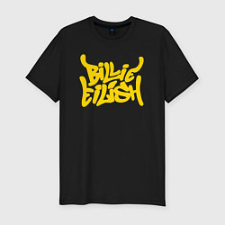 Мужская slim-футболка BILLIE EILISH: Street Art