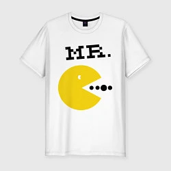 Мужская slim-футболка Mr. Pac-Man