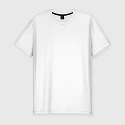 Мужская slim-футболка Без дизайна