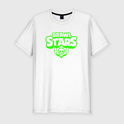 Футболка slim-fit BRAWL STARS, цвет: белый