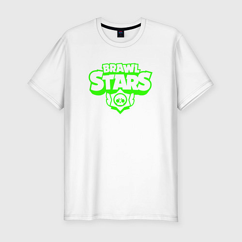 Мужская slim-футболка BRAWL STARS / Белый – фото 1