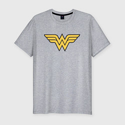 Мужская slim-футболка Wonder Woman