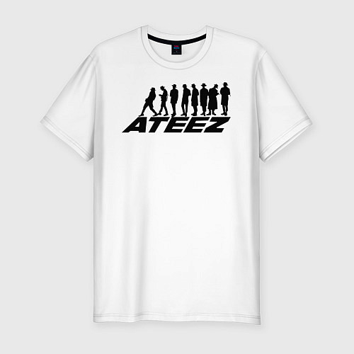 Мужская slim-футболка Ateez / Белый – фото 1