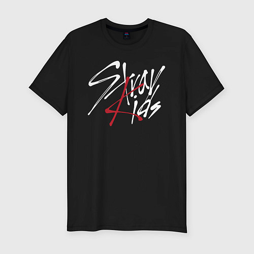 Мужская slim-футболка Stray Kids / Черный – фото 1