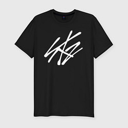 Футболка slim-fit Stray Kids, цвет: черный