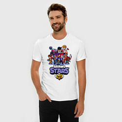 Футболка slim-fit Brawl Stars, цвет: белый — фото 2