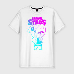 Футболка slim-fit Brawl Stars LEON, цвет: белый