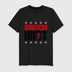 Мужская slim-футболка American idiot