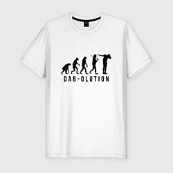 Футболка slim-fit Dab - olution, цвет: белый