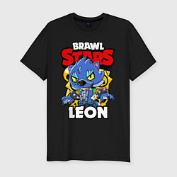 Футболка slim-fit BRAWL STARS WEREWOLF LEON, цвет: черный