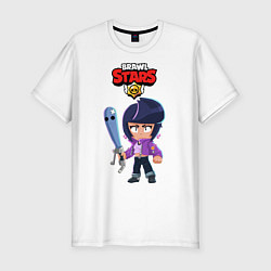 Футболка slim-fit BRAWL STARS BIBI, цвет: белый