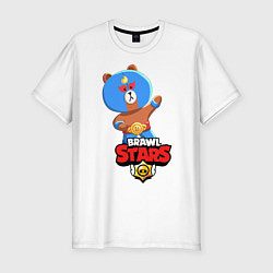 Мужская slim-футболка BRAWL STARS EL BROWN