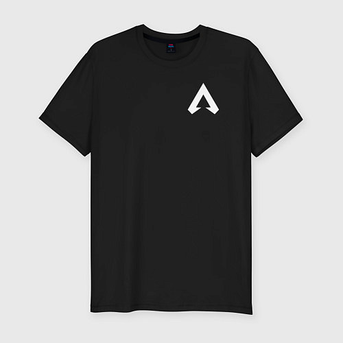 Мужская slim-футболка APEX LEGENDS НА СПИНЕ / Черный – фото 1