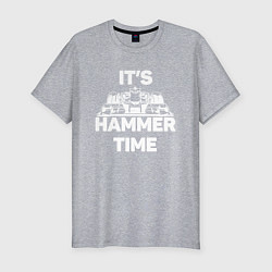 Футболка slim-fit It's hammer time, цвет: меланж