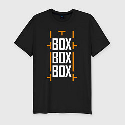 Футболка slim-fit Box box box, цвет: черный